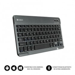 Teclado compacto inalámbrico subblim smart/ gris