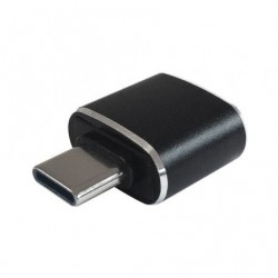 Adaptador usb 3.0 tipo-c aisens a108-0369/ usb tipo-c macho - usb hembra