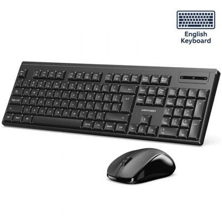 Teclado y ratón inalámbricos vention combo ktzb0-en/ inglés