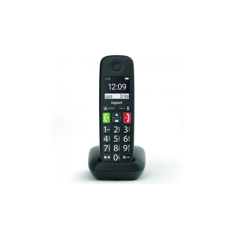 Teléfono inalámbrico gigaset e290/ negro