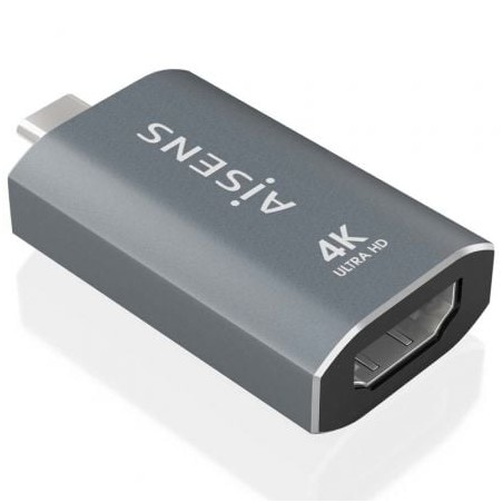 Adaptador usb tipo-c aisens a109-0862/ usb tipo-c macho/ hdmi 4k hembra