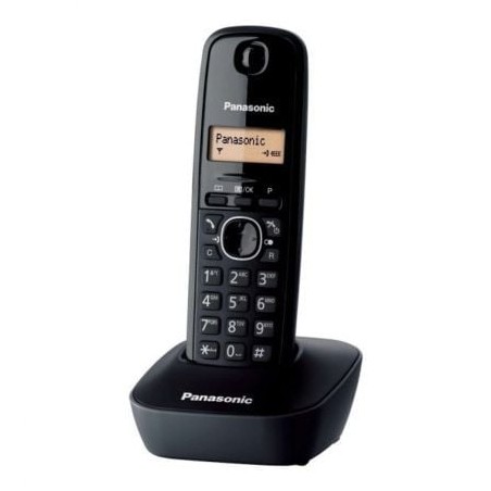 Teléfono inalámbrico panasonic kx-tg1611/ negro
