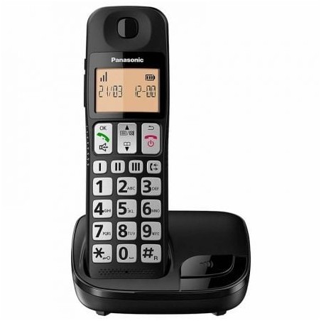 Teléfono inalámbrico panasonic kx-tge310sp/ negro