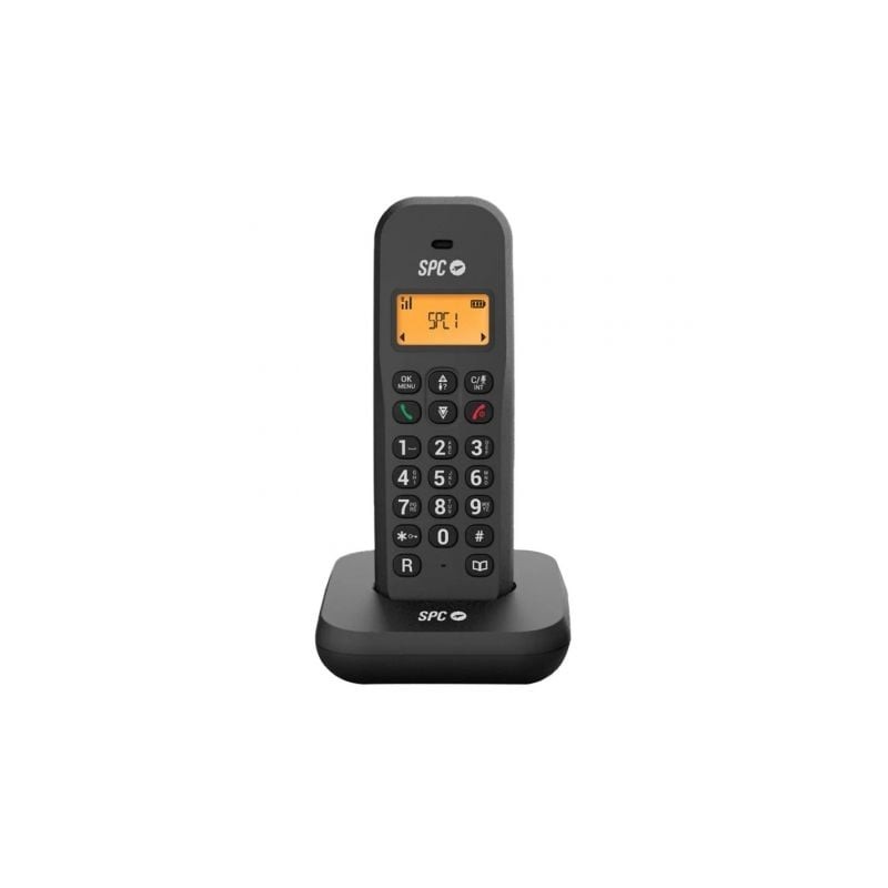 Teléfono inalámbrico spc keops 7334n/ negro