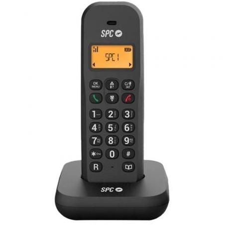 Teléfono inalámbrico spc keops 7334n/ negro