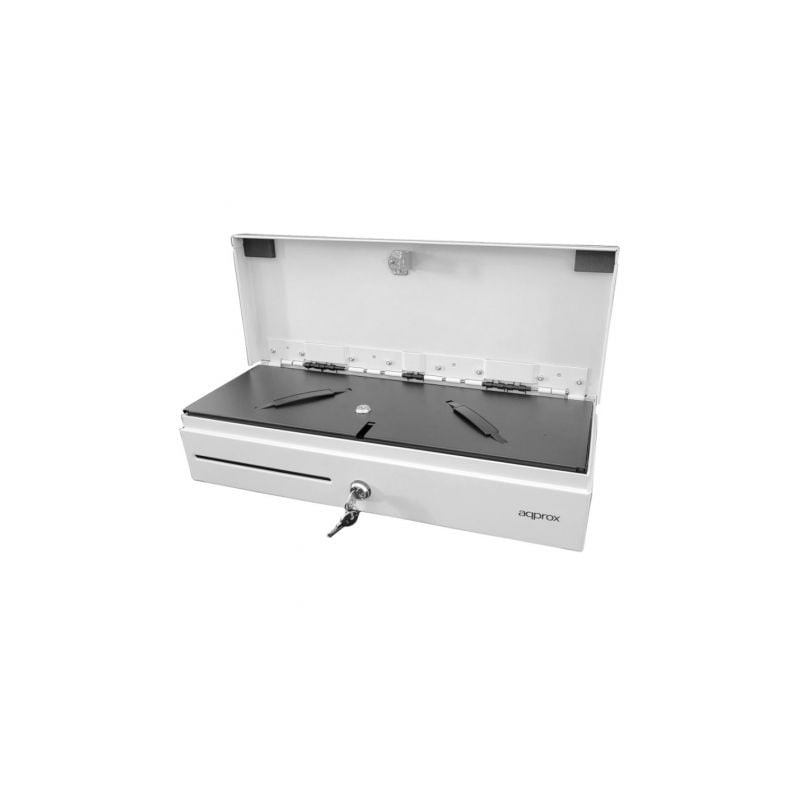 Cajón portamonedas approx appcash02fliptopwh/ manual y automático/ blanco