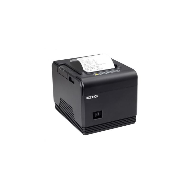 Impresora de tickets approx apppos80am/ térmica/ ancho papel 80mm/ usb-rs232/ negra